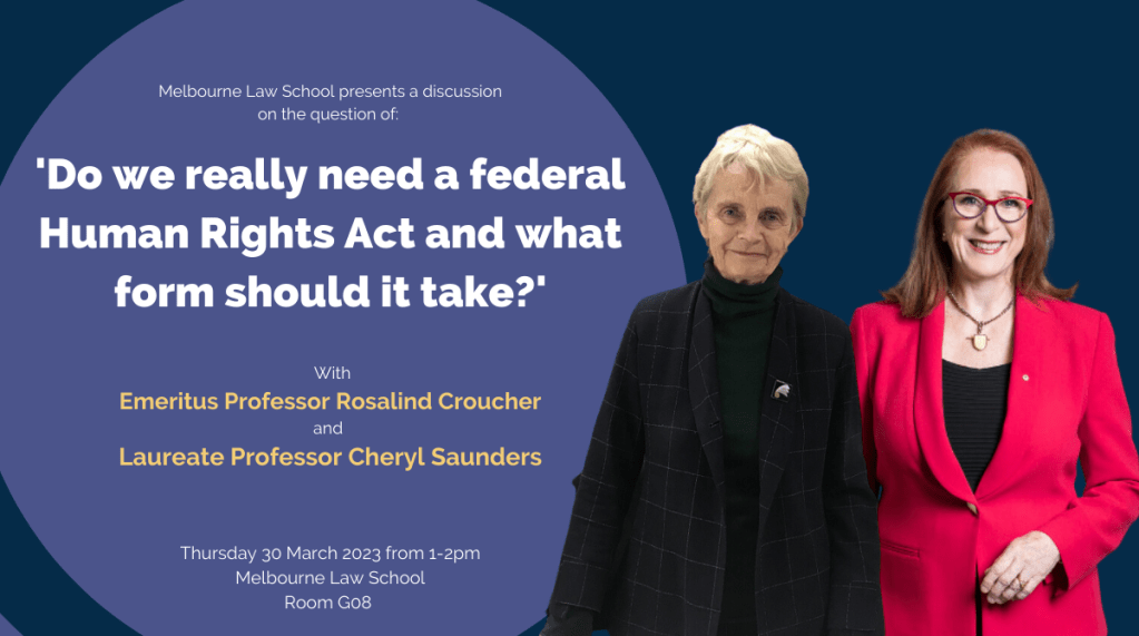 Audax at fidelis: Why don’t we have a federal Human Rights&nbsp;Act?